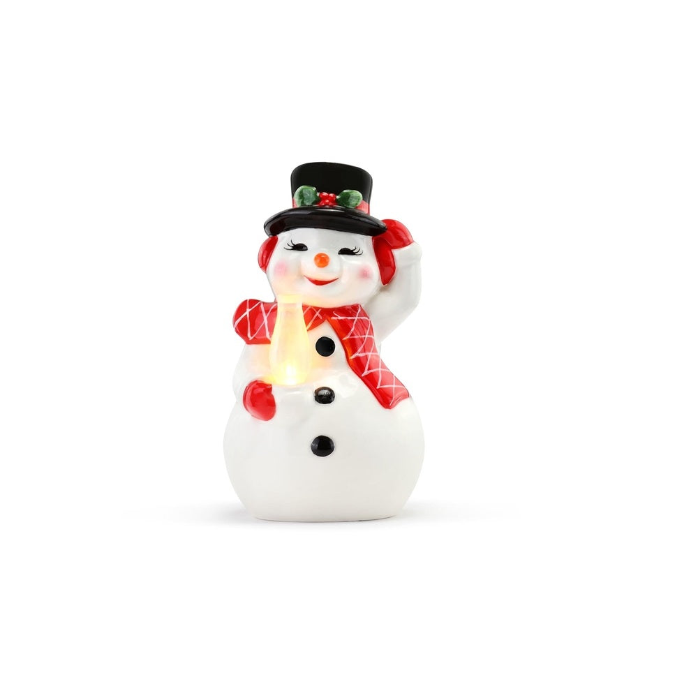 Mr. Christmas 23063 Mini Ceramic Christmas Snowman
