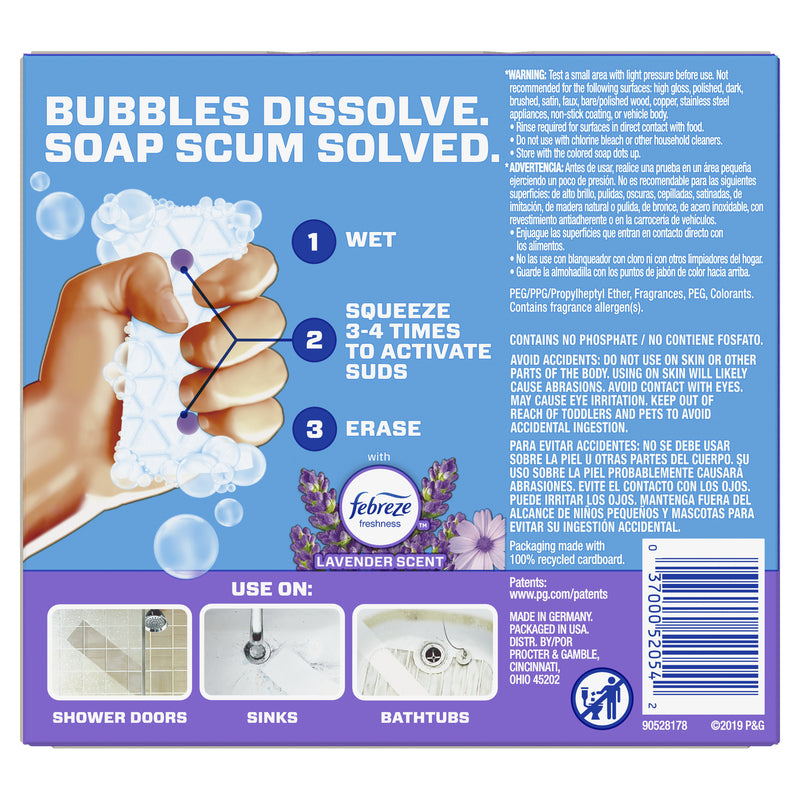Mr. Clean 52054 Magic Eraser Bath Sponge Scrubber, White