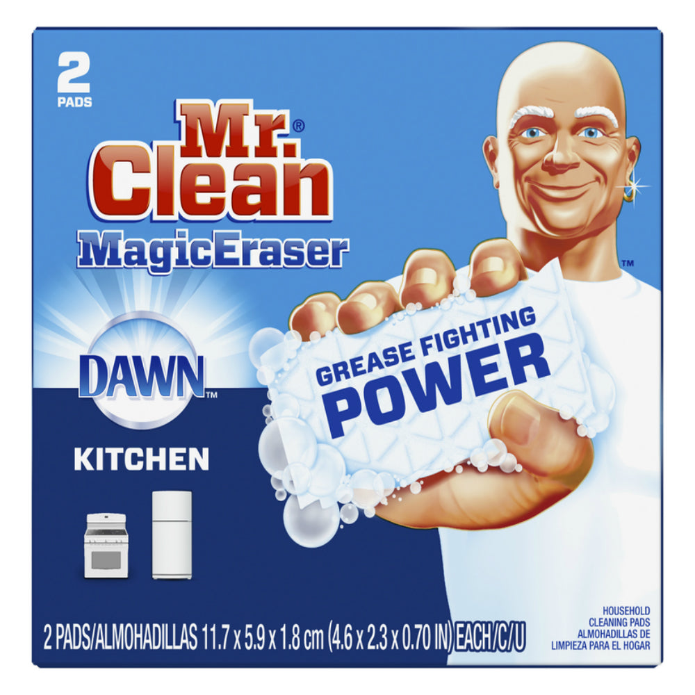 Mr. Clean 51097 Magic Eraser Kitchen Sponge Scrubber, White
