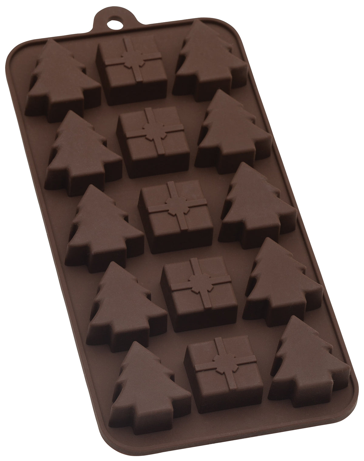 Mrs. Anderson's 43765 Baking Hoilday Chocolate Mold, Brown