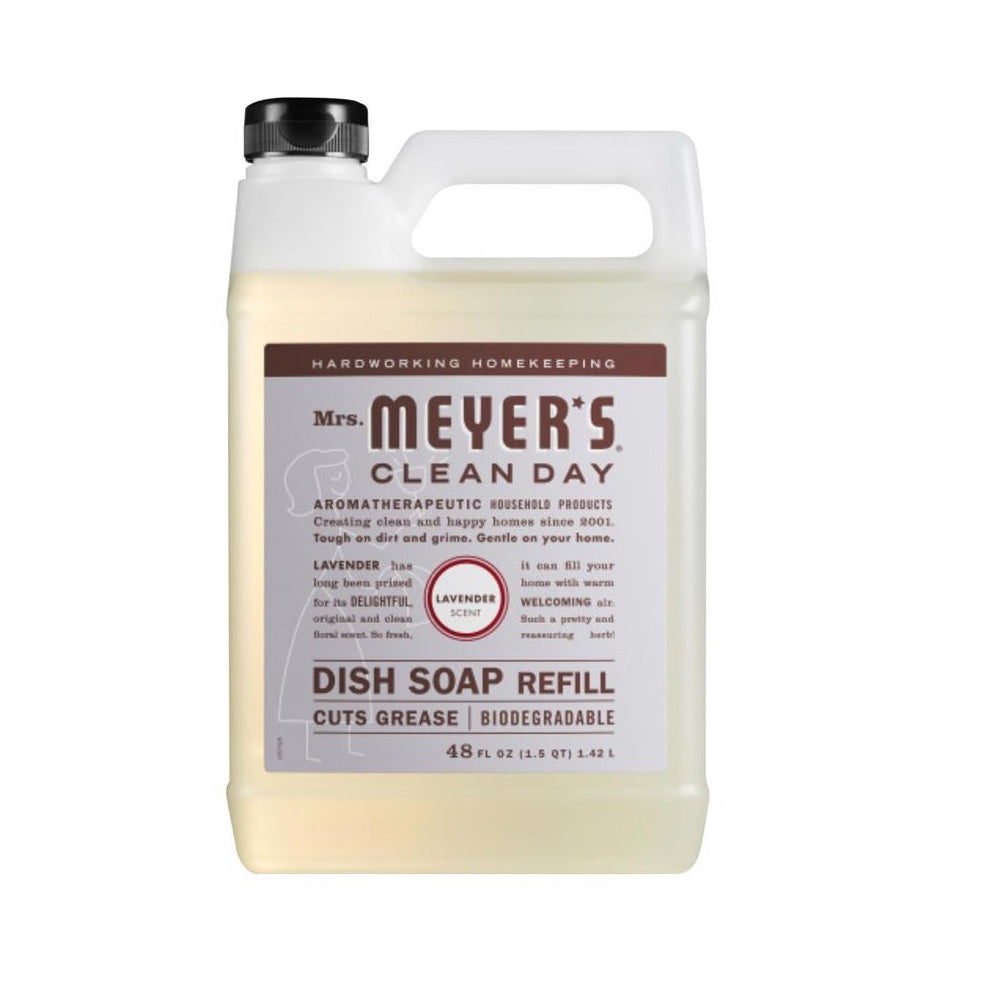 Mrs. Meyer's 304831 Clean Day Dish Soap Refill, 48 Oz