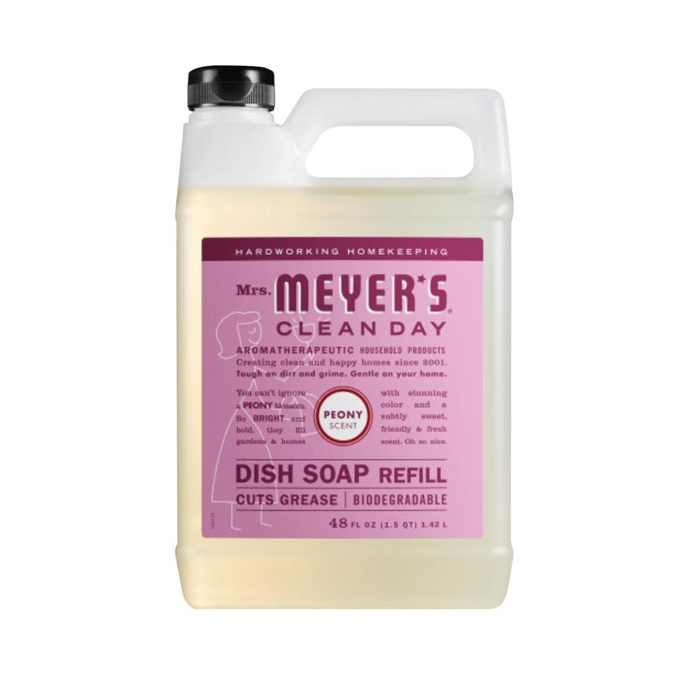 Mrs. Meyer's 316568 Clean Day Dish Soap Refill, 48 Oz