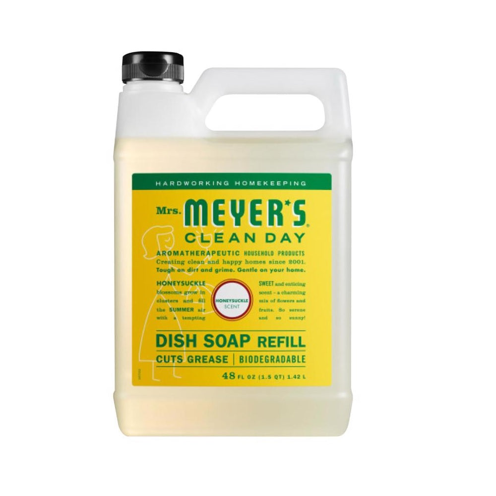 Mrs. Meyer's 304834 Clean Day Dish Soap Refill, 48 Oz