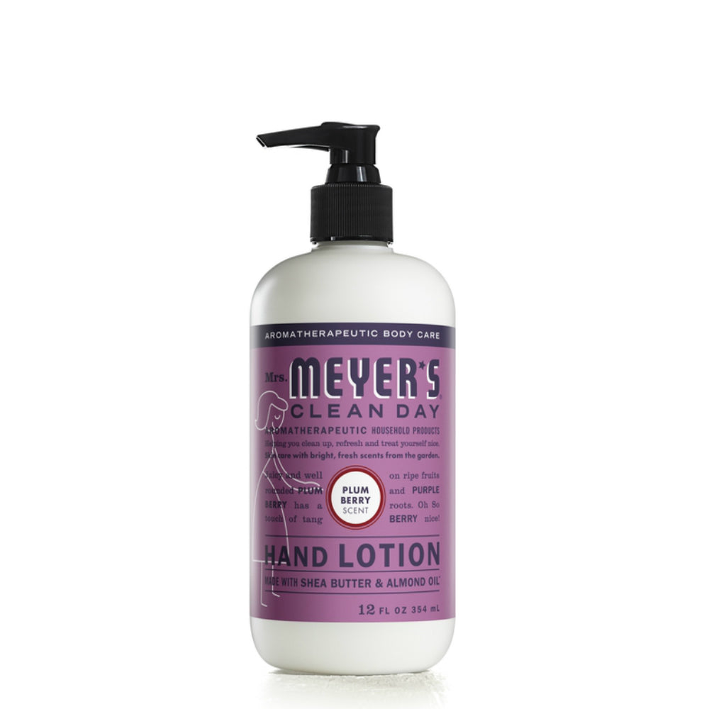 Mrs. Meyer's Clean Day 11342 Hand Lotion, Plum Berry Scent, 12 Oz
