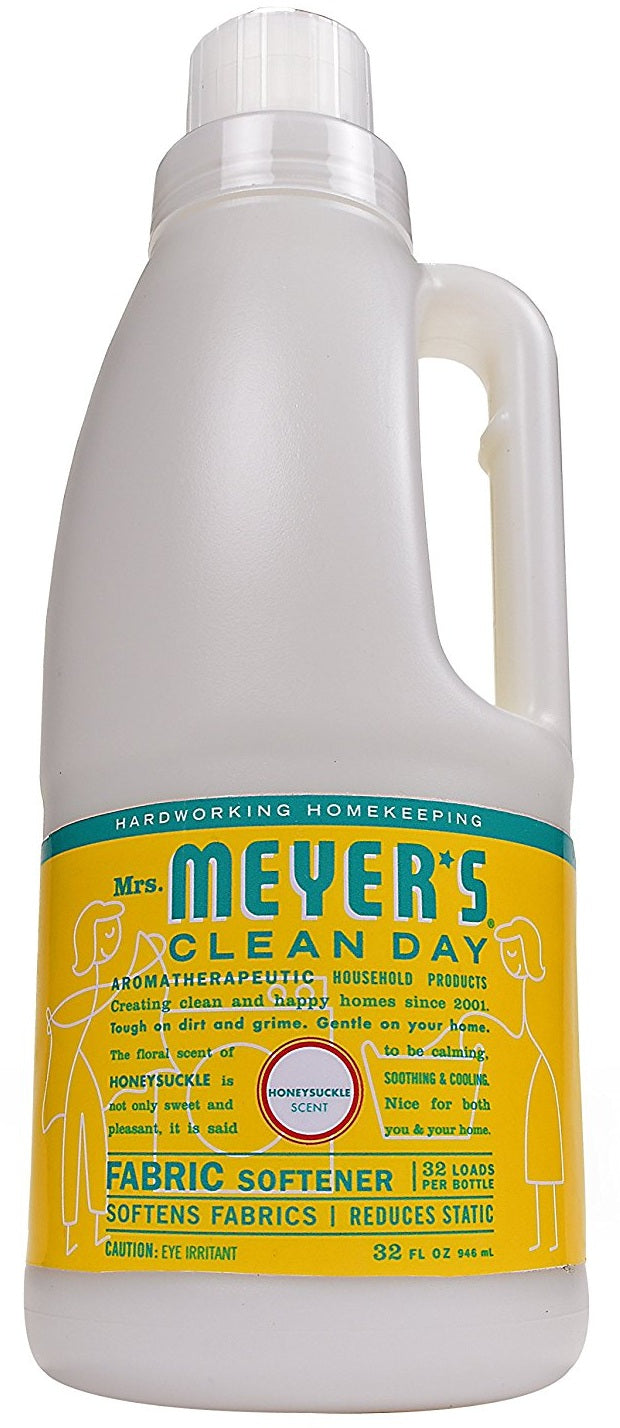 Mrs Meyer's Clean Day 70116 Honeysuckle Scent Fabric Softener, 32 Oz