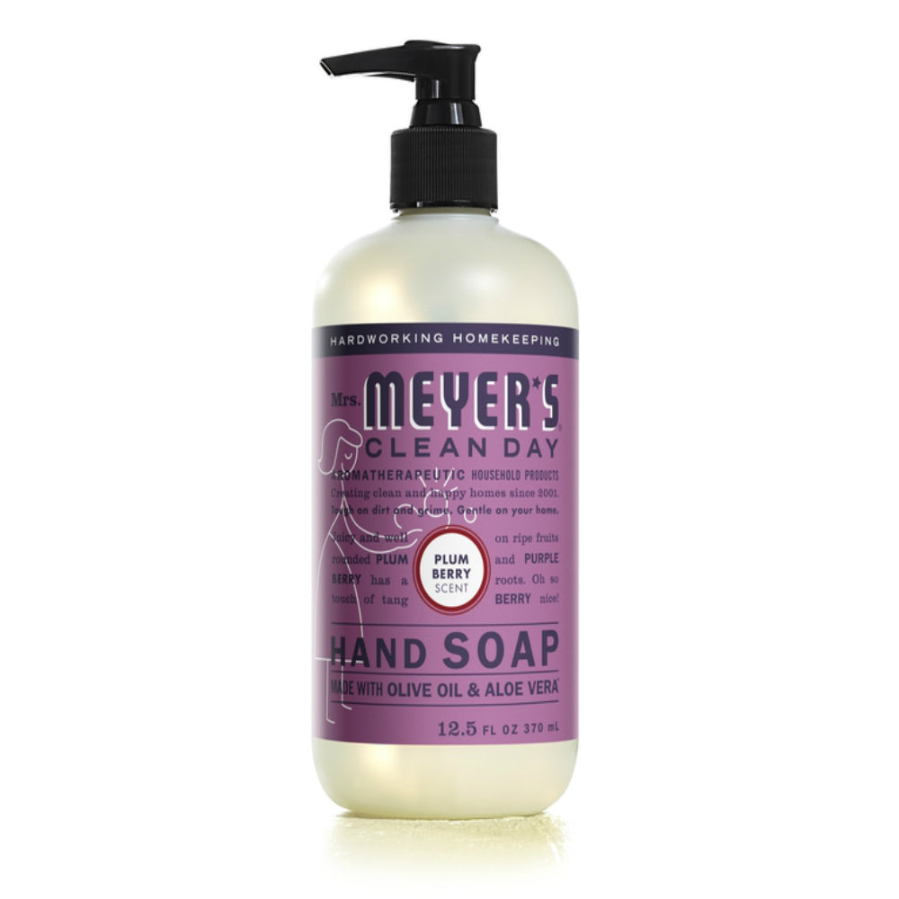 Mrs. Meyer's Clean Day 11336 Liquid Hand Soap, Plum Berry, 12.5 Oz