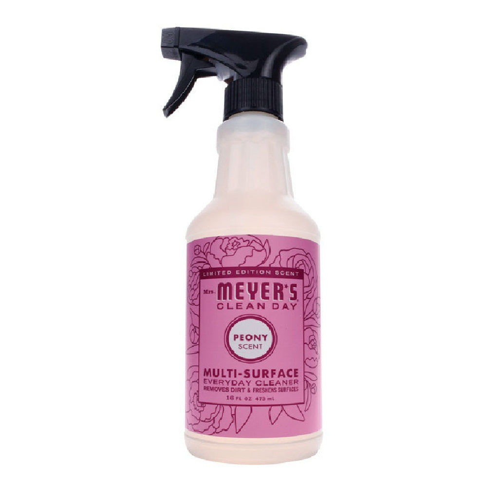 Mrs Meyers Clean Day 70061 Multi-Surface Everyday Cleaner, Peony Scent, 16 Oz