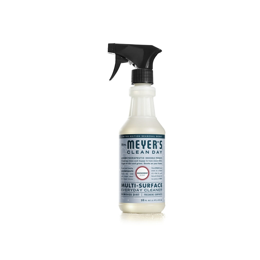 Mrs. Meyers Clean Day 11365 Multi-Surface Cleaner, Snowdrop Scent, 16 Oz