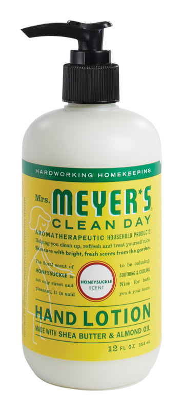 Mrs. Meyer's Clean Day 70248 Honeysuckle Scent Hand Lotion, 12 Oz