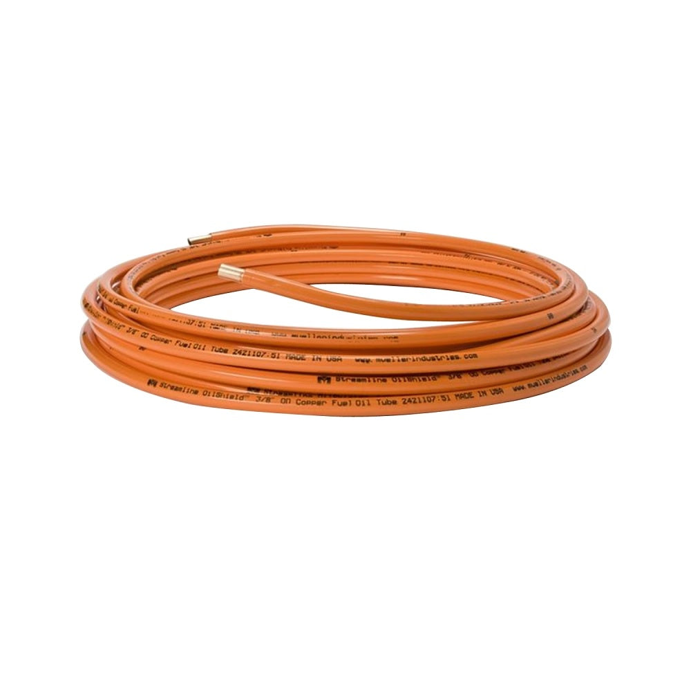 Mueller Streamline DGY08100 OilShield Copper Tubing, 3/8 Inch x 100 Feet