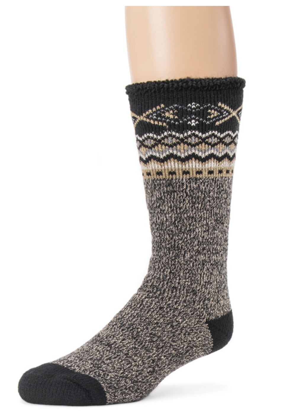 Muk Luks 0022066996PK36 Unisex Heat Retainer Socks, Multicolored