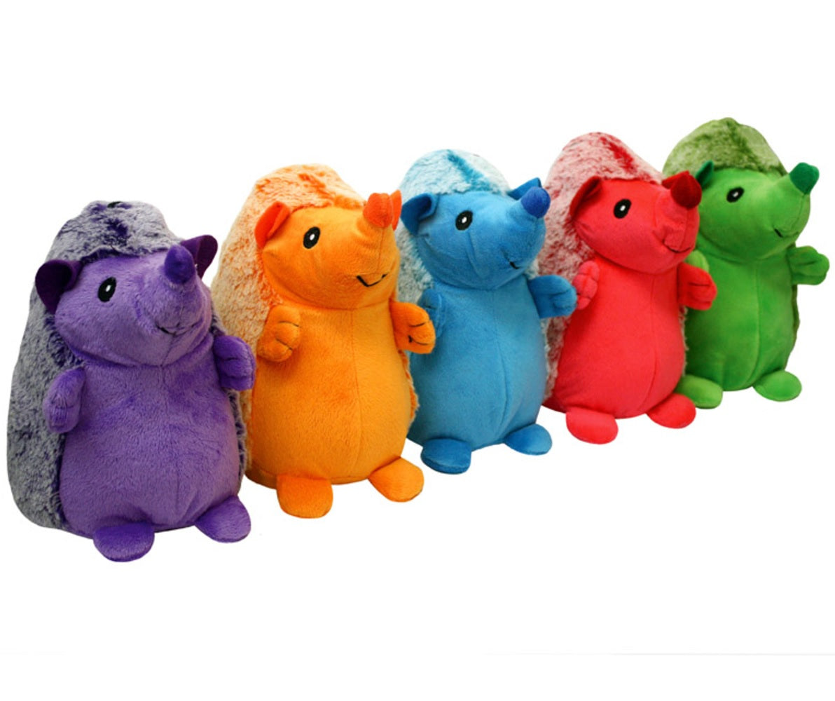 Multipet 43025-12 Hedgehog Dog Toy, Assorted Colors