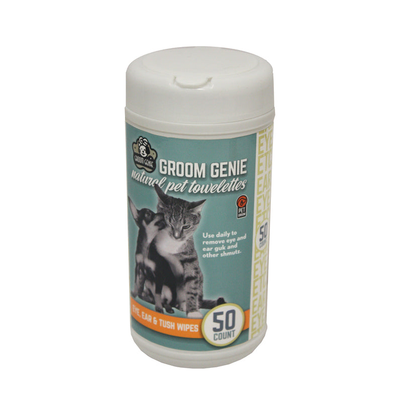 Multipet 68501 Groom Genie For All Pets Pet Wipes, 50 Pk