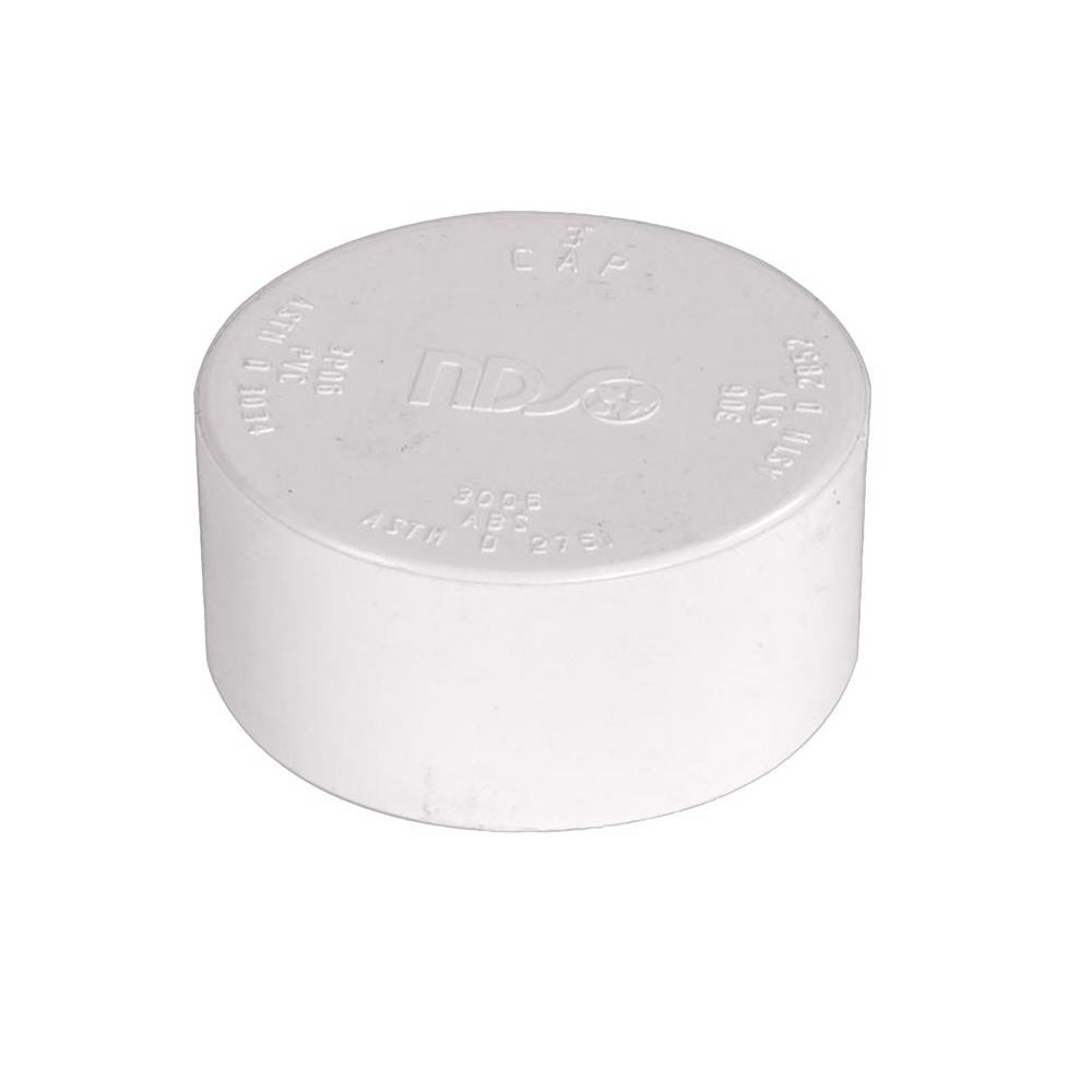 NDS 3P06 Schedule 35 Drain Cap, PVC