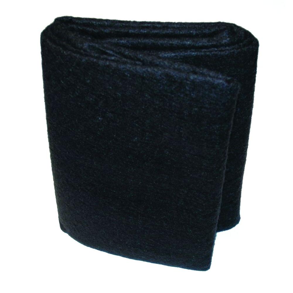 NDS FWFF67 Flo Well Filter Fabric Wrap, Black, 7'x2'