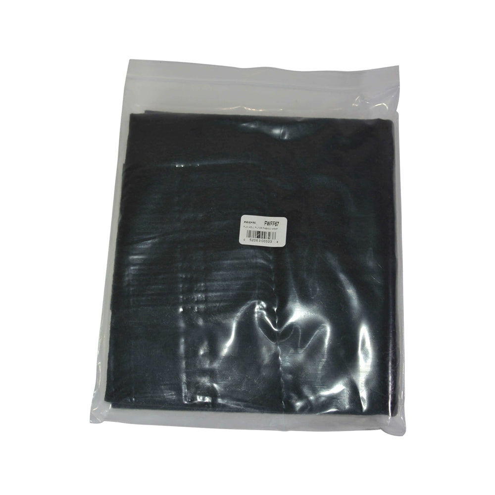 NDS FWFF67 Flo Well Filter Fabric Wrap, Black, 7'x2'