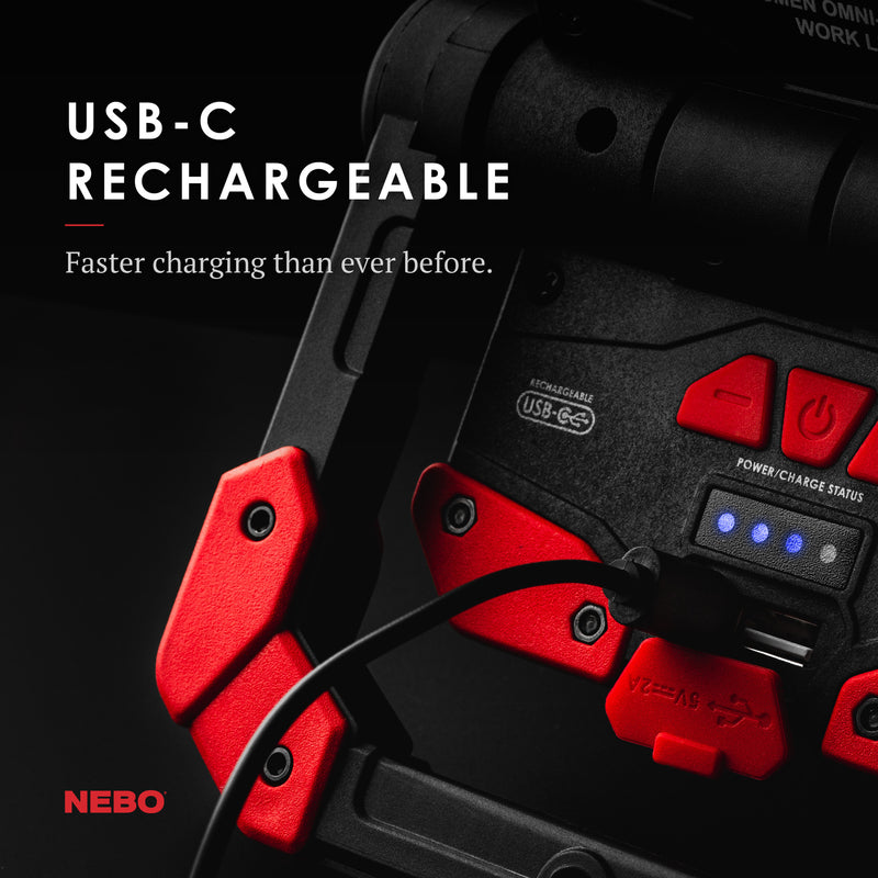 NEBO NEB-WLT-0015 Omni 2K Handheld Work Light, 2000 Lumens