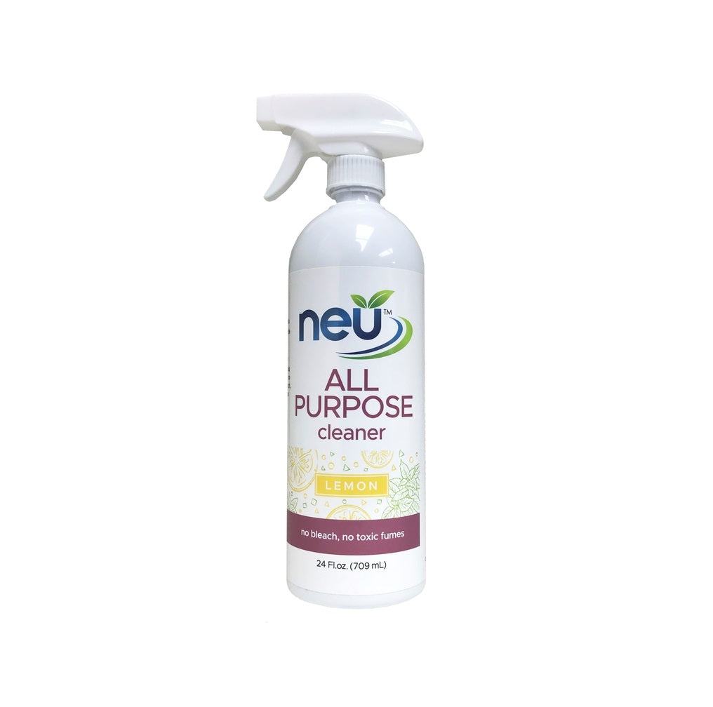 NEU 003012 All Purpose Cleaner Spray, Lemon Scent, 24 oz