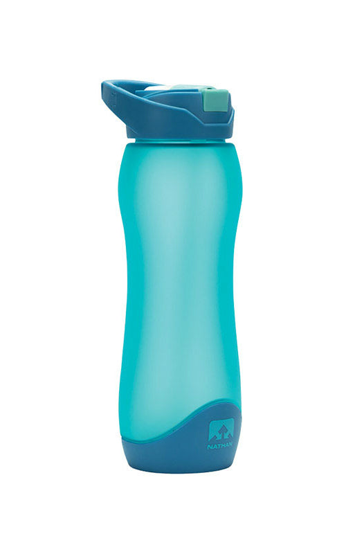 Nathan NS4376-0042-750 Flipstream Water Bottle, Tritan, Blue Radiance, 25 Oz
