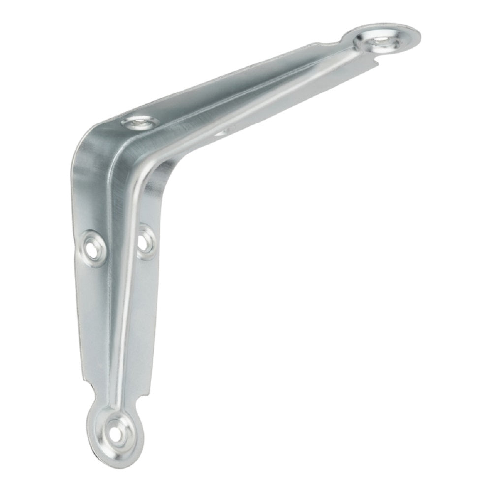 National Hardware N110-201 Shelf Bracket, Silver, 4 inch x 5 inch