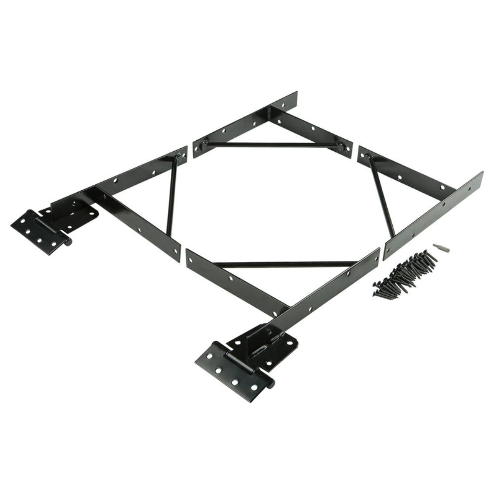 National Hardware N109-060 Anti-Sag Gate Kit, Black, 3.74 in