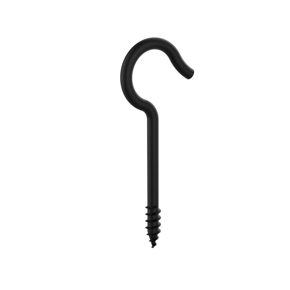 National Hardware N820-106 Ceiling Hooks, 3-3/8 Inch, Black