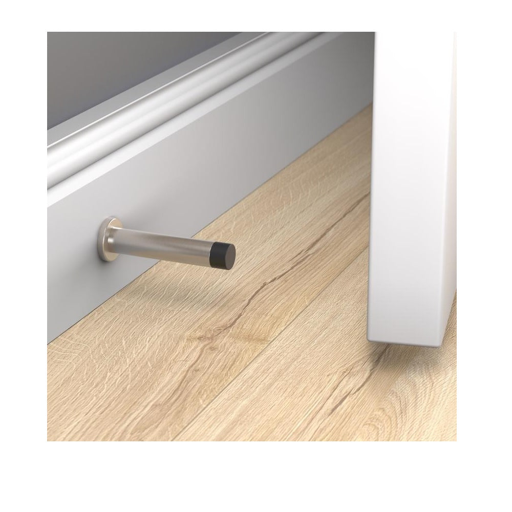 National Hardware N830-522 Cooper Door Stop, Aluminum, Satin Nickel