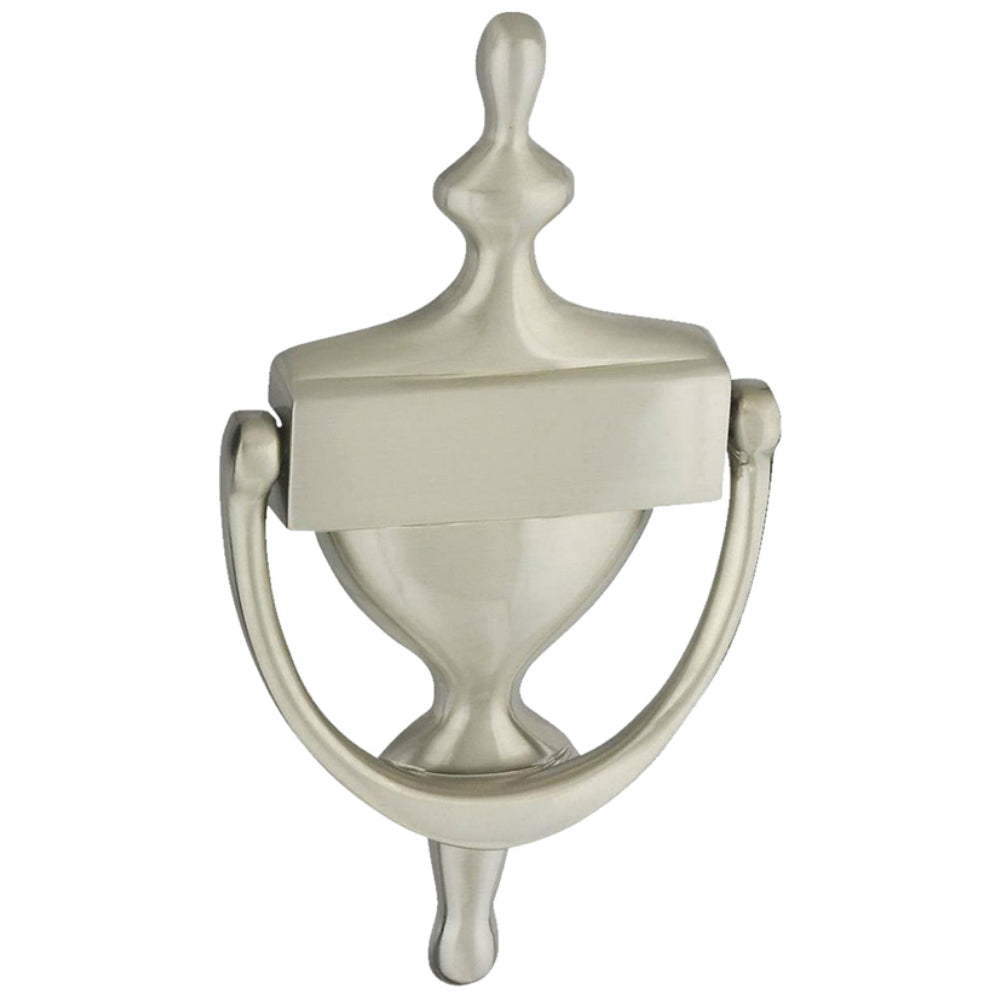 National Hardware N336-220 Door Knocker, Satin Nickel, 7"