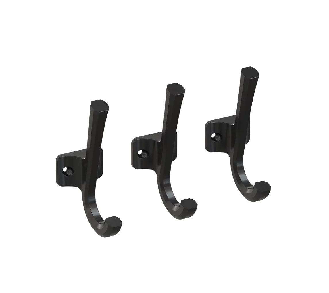 National Hardware N900-008 Entryway Refresh Hardware Kit, Aluminum, Matte Black, 60 lb