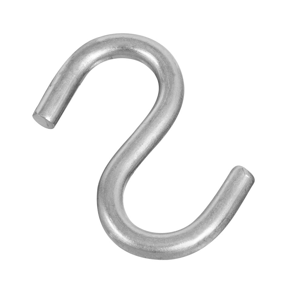 National Hardware N197-210 Open S-Hook, Stainless Steel, 3 Inch