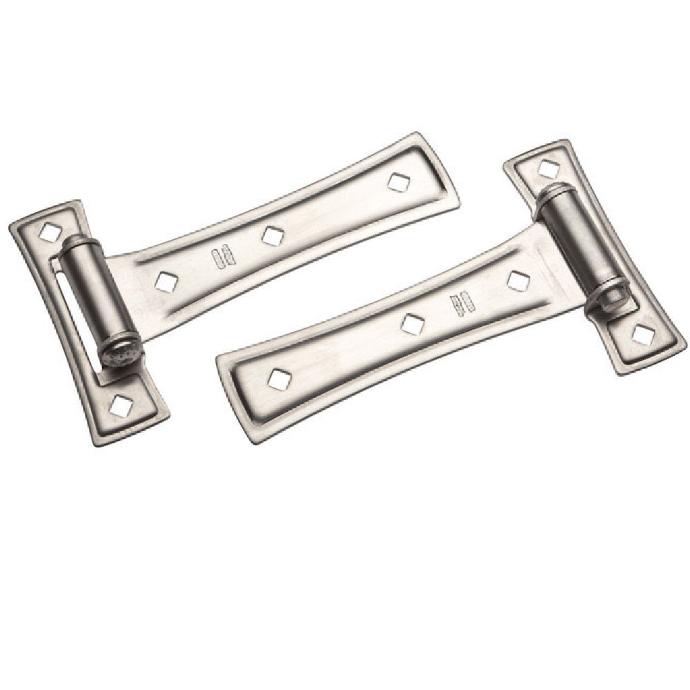 National Hardware N214-001 Ornamental T Hinge, Steel, 7"