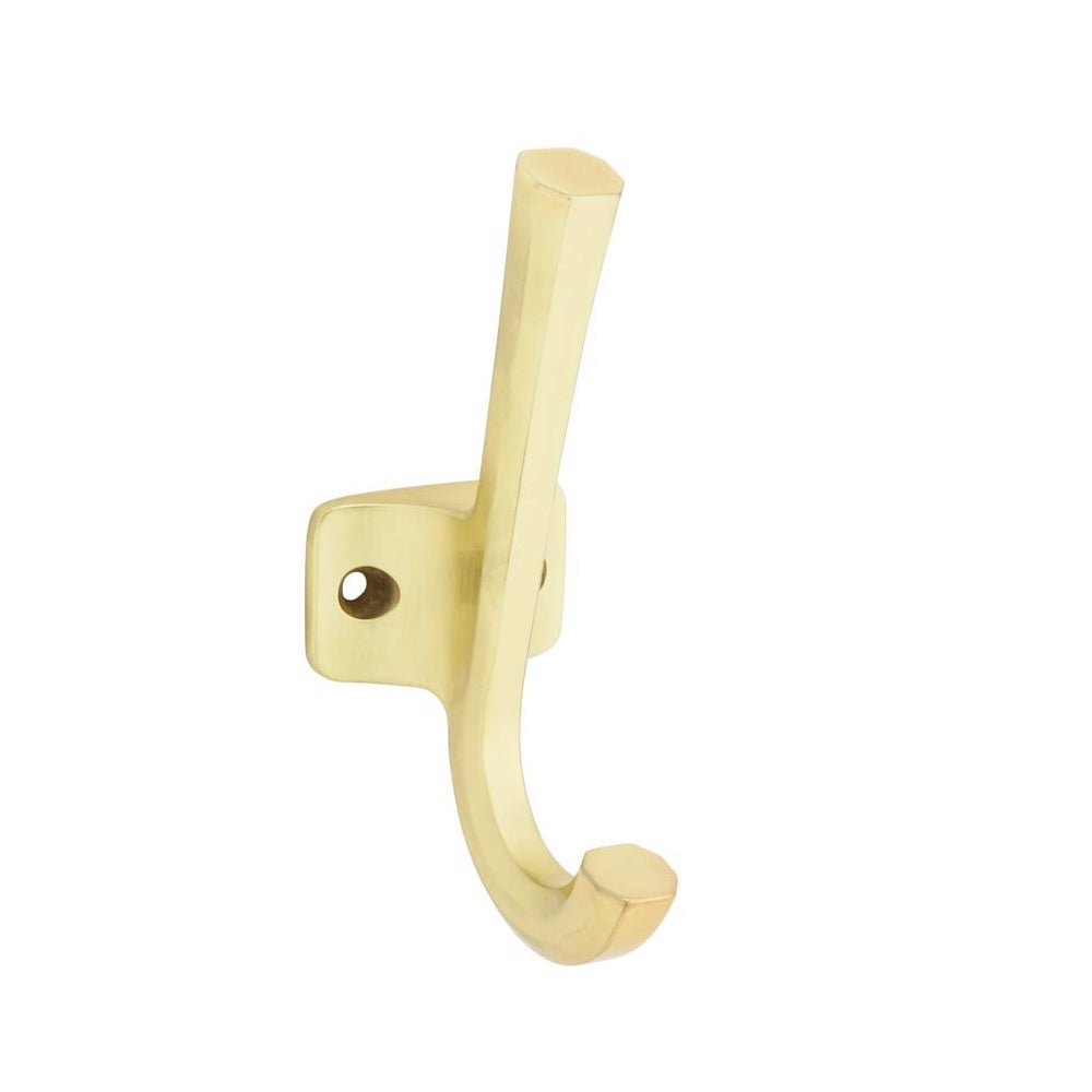 National Hardware N337-914 Powell Angled Hook, Brushed Gold