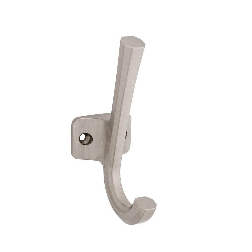 National Hardware N337-913 Powell Angled Hook, Satin Nickle