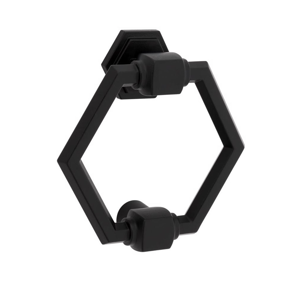 National Hardware N336-706 Powell Door Knocker, Matte Black