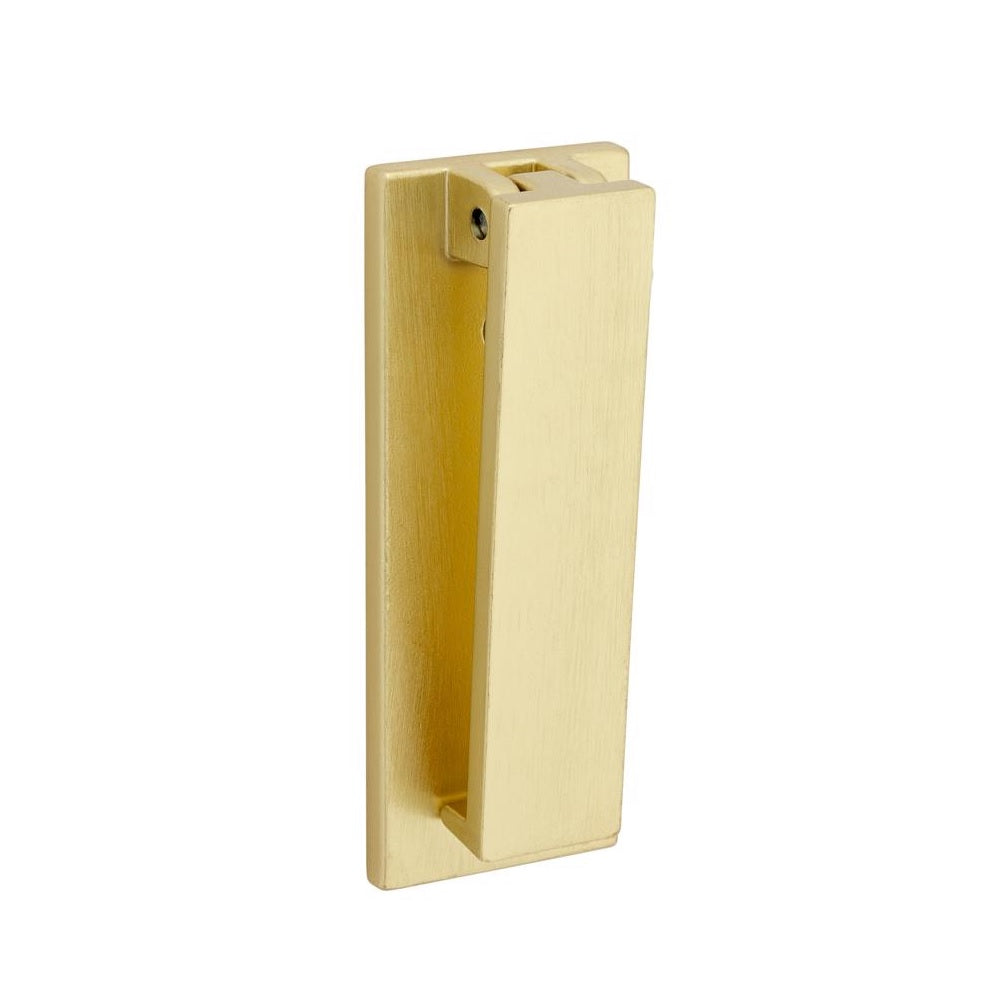 National Hardware N336-705 Reed Door Knocker, Brushed Gold