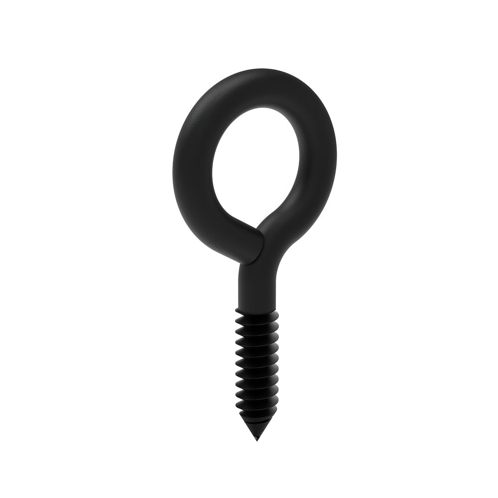 National Hardware N820-085 Screw Eyes, 1-5/8 Inch, Black
