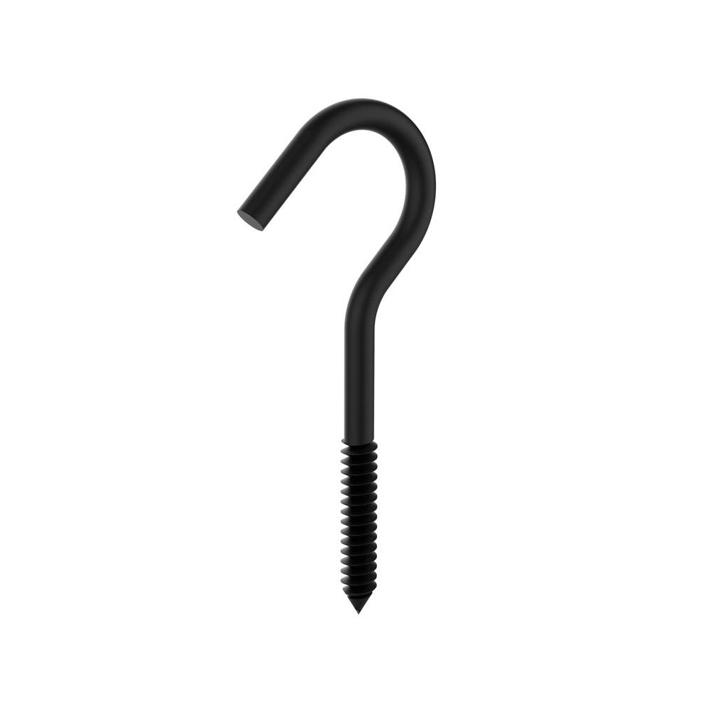 National Hardware N820-102 Screw Hook, 4-1/4 Inch, Black