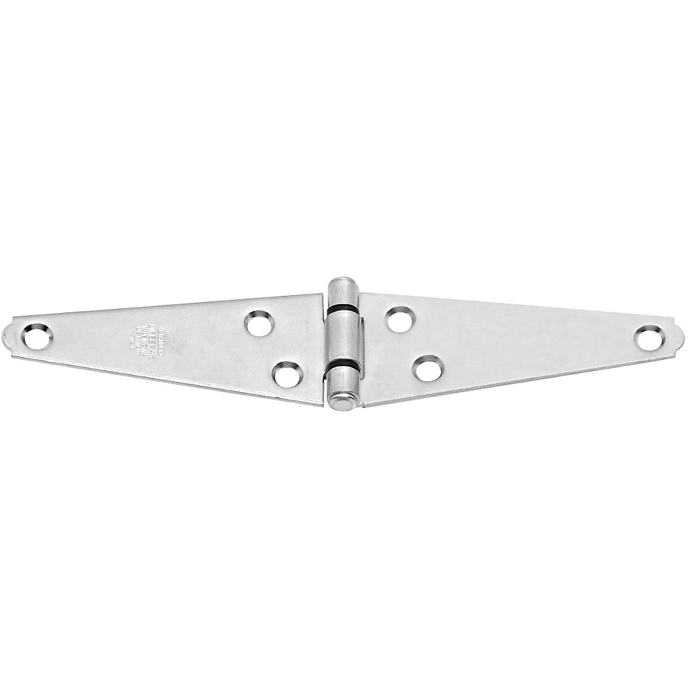 National Hardware N127-977 V282 Heavy Strap Hinges, Zinc Plated, 4"