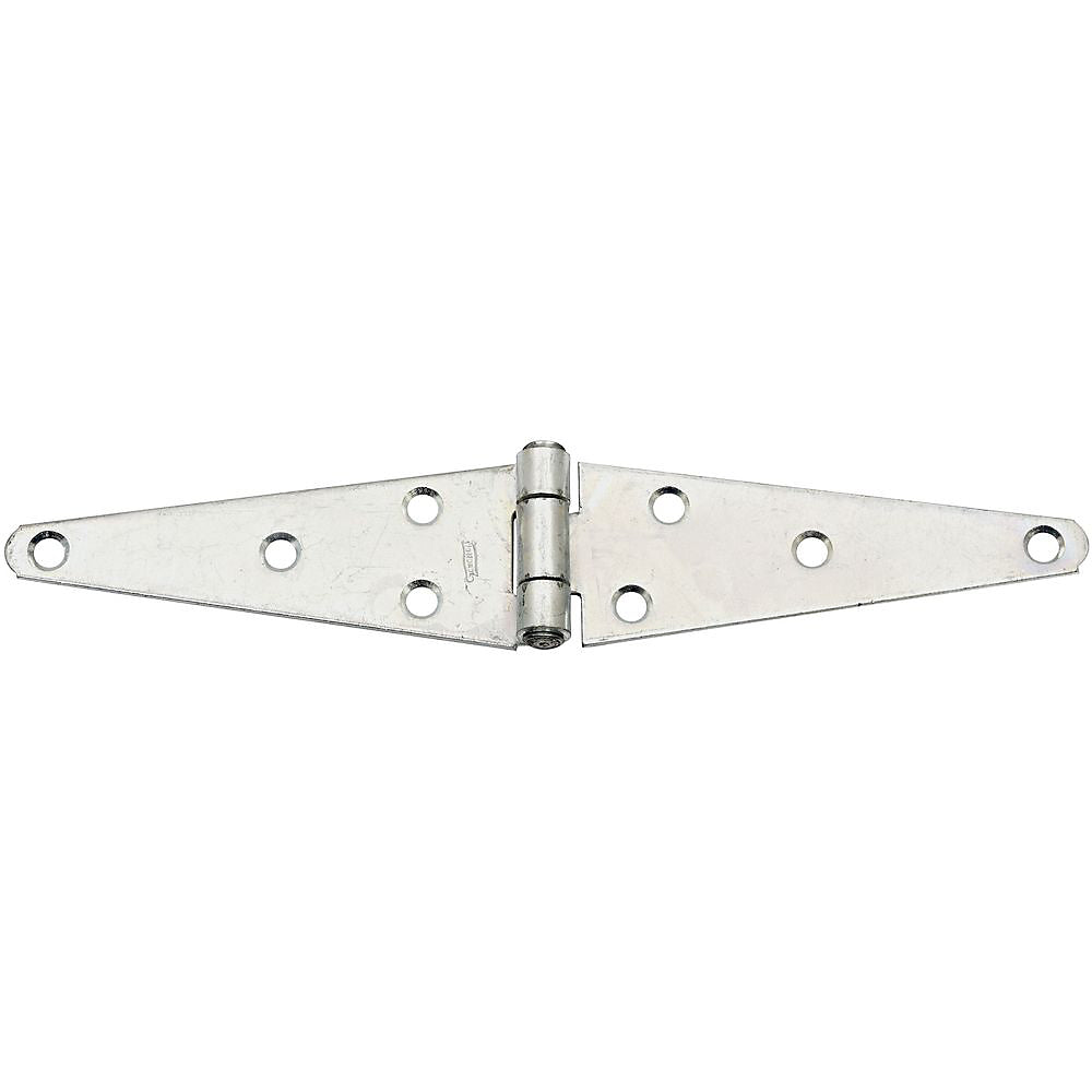 National Hardware N128-025 V282 Heavy Strap Hinges, Zinc Plated, 5"