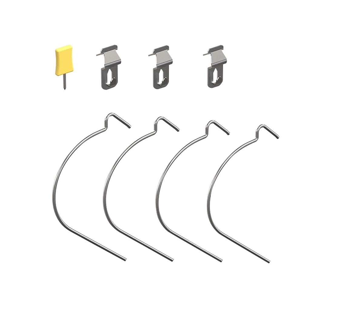 National Hardware N900-009 Wall Hanging Hardware Kit, Steel, Zinc