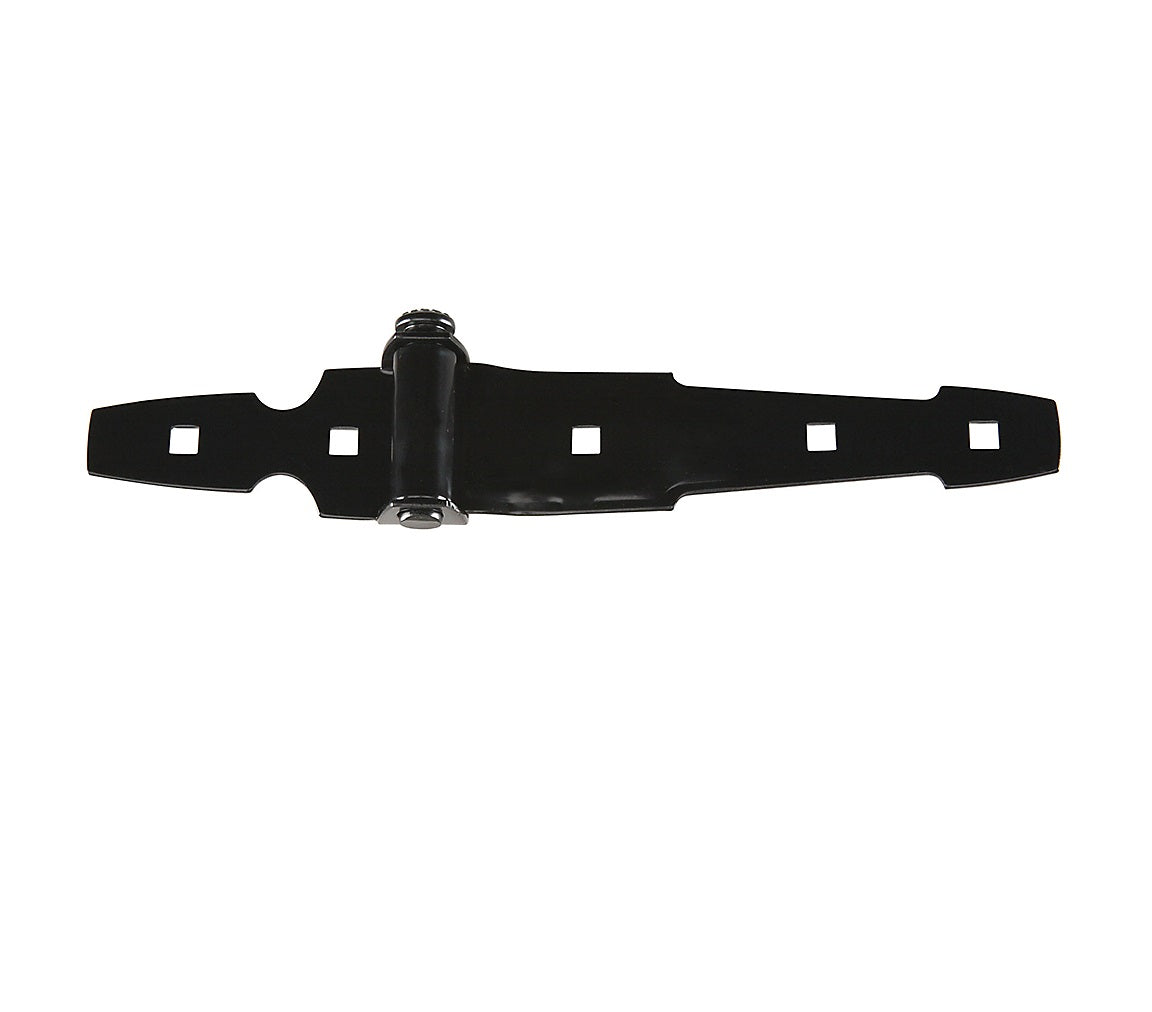 National Hardware N109-047 Ornamental Strap Hinge, Steel, Black