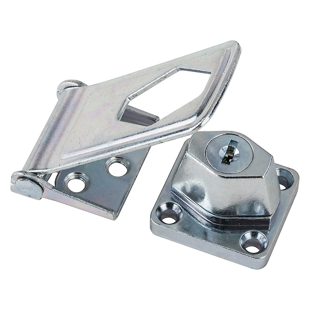 National Hardware N102-806 921 Keylocking Hasp, Steel, Zinc Plated, 3-1/2"