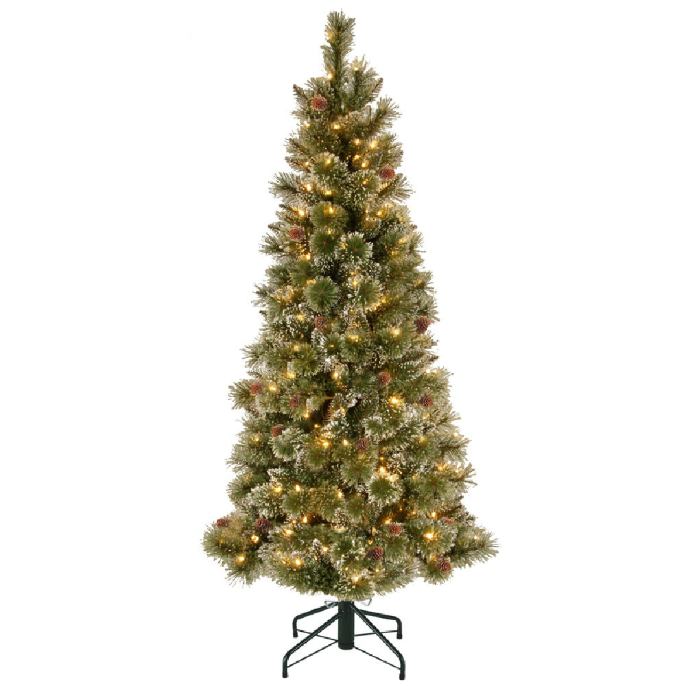 National Tree AGB1-319-45 Christmas Glittery Bristle Pine Artificial Tree