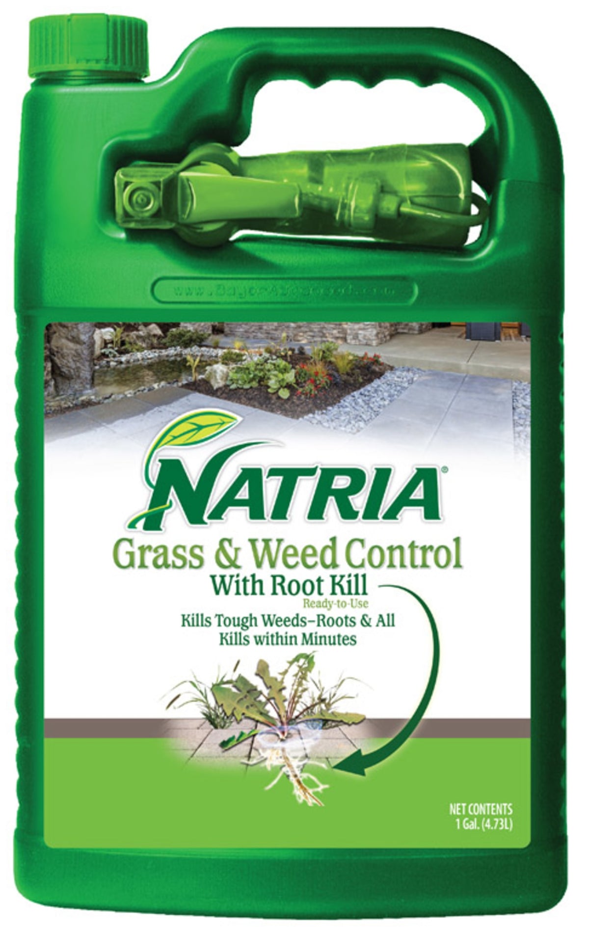 Natria 707201A RTU Liquid Grass & Weed Killer, 1 Gallon