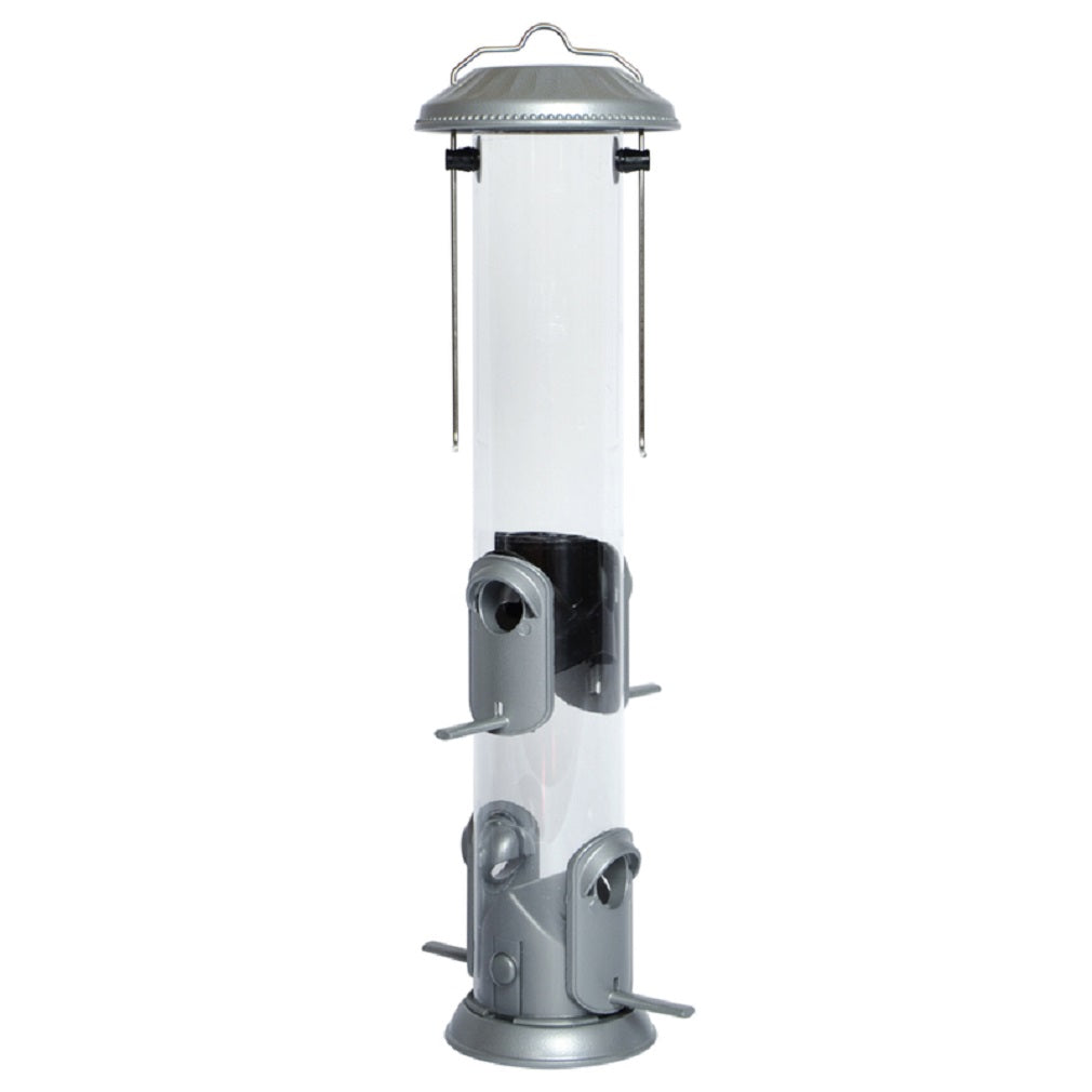 Nature's Way NMRS-18 Deluxe Tube Bird Feeder, Metal/Plastic