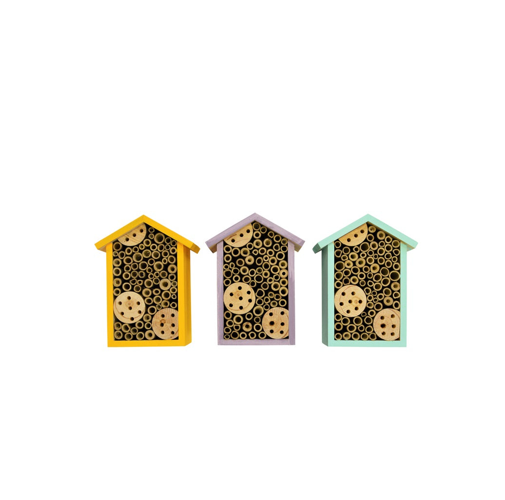 Nature's Way PWH1-AST Better Gardens Bee House, Assorted Colors