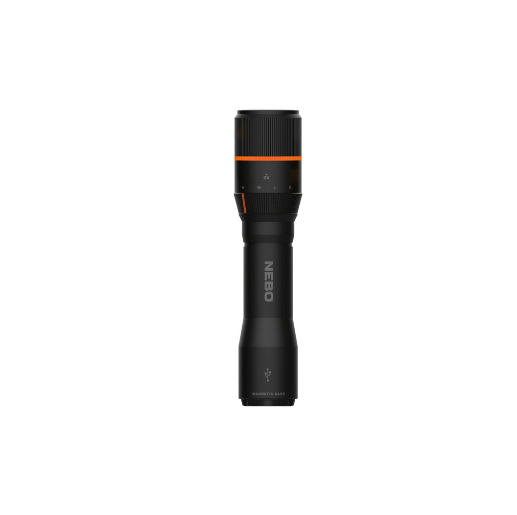 Nebo NEB-FLT-0019 Davinci LED Rechargeable Flashlight, Black, 1500 Lumens