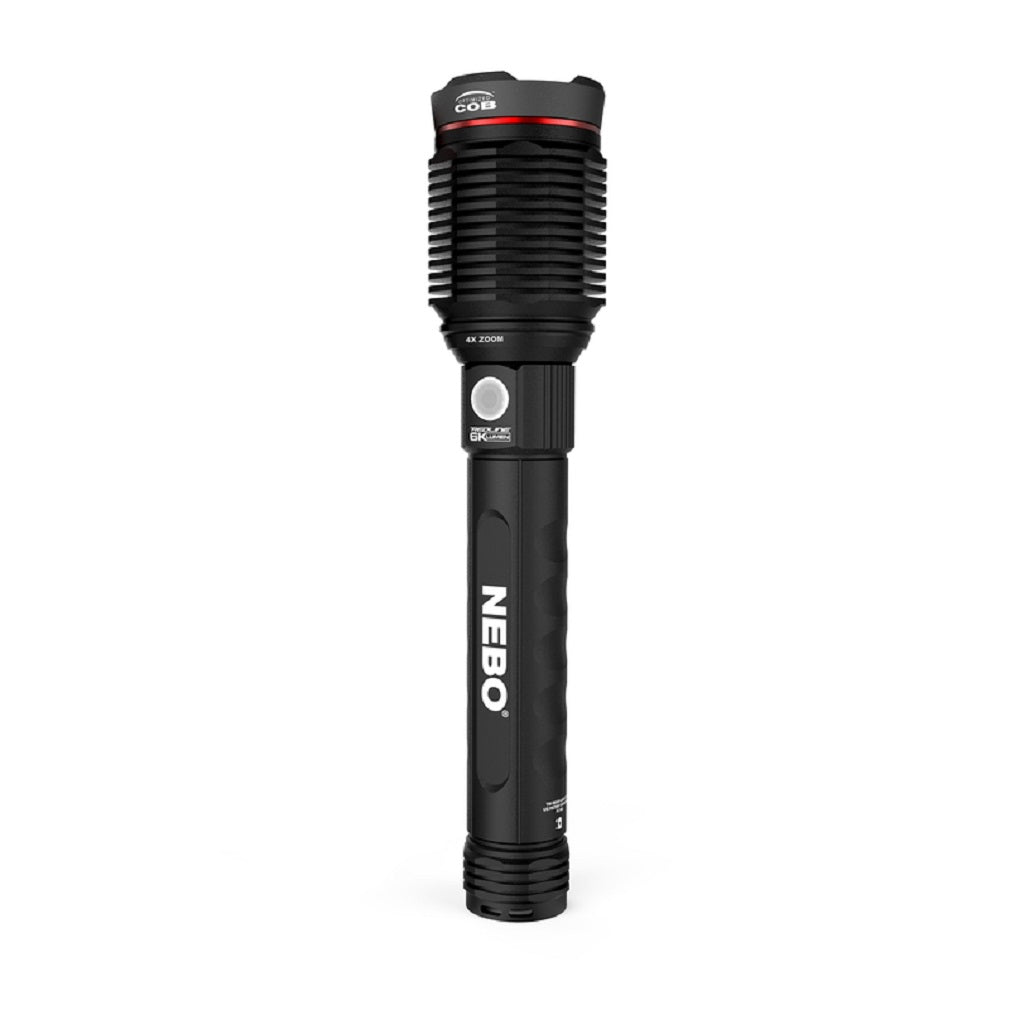 Nebo NEB-FLT-0002 Redline LED Rechargeable Flashlight, Black