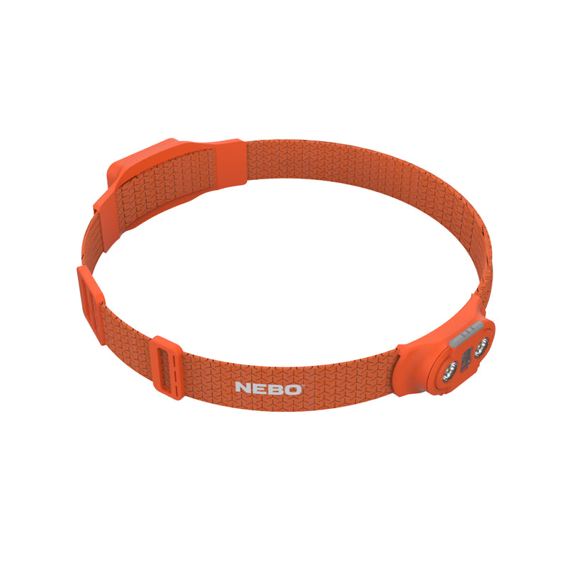 Nebo NEB-HLP-0006 Einstein LED Head Lamp, Orange, 500 Lumens