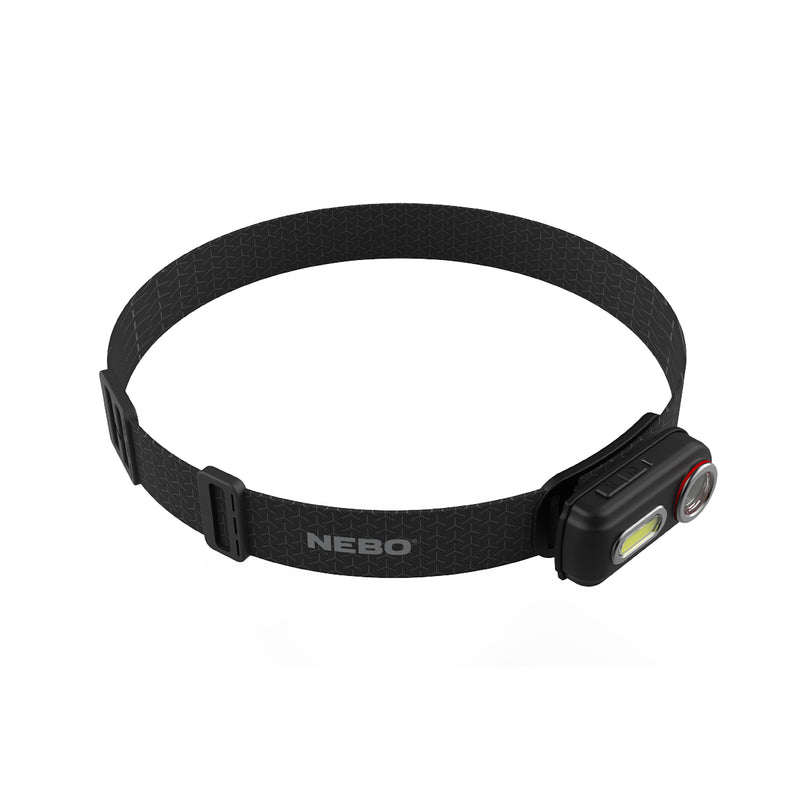 Nebo NEB-HLP-0005 Einstein LED Head Lamp, Black, 400 Lumens